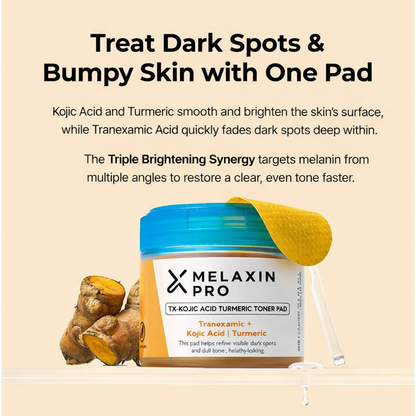 Kojic Acid Turmeric TX Toner Pads