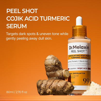 Melaxin Kojic Acid Turmeric Face & Body Care Set
